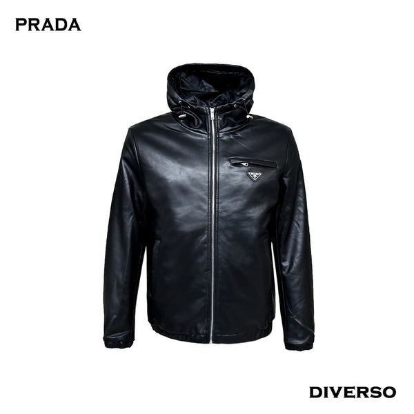 جاكيت جلد رجاليPRADA