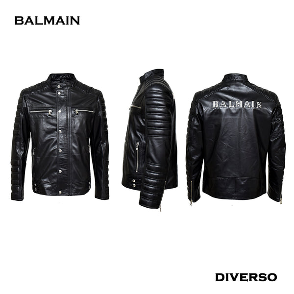 جاكيت جلد رجالي BALMAIN